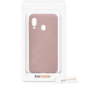 Husa pentru Samsung Galaxy A20e, Silicon, Roz, 48738.193 - Img 7