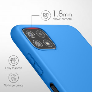Husa pentru Samsung Galaxy A22 5G, Silicon, Albastru, 55245.157, kwmobile - Img 4