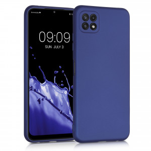 Husa pentru Samsung Galaxy A22 5G, Silicon, Albastru, 55247.64 - Img 1