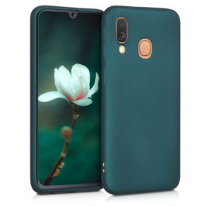 Husa pentru Samsung Galaxy A40, Silicon, Verde, 48546.14 - Img 1