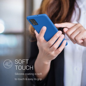Husa pentru Samsung Galaxy A51, Silicon, Albastru, 51197.189 - Img 4