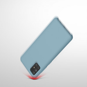Husa pentru Samsung Galaxy A51, Silicon, Albastru, 51197.206 - Img 8