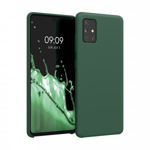 Husa pentru Samsung Galaxy A51, Silicon, Verde, 51197.169 - Img 1