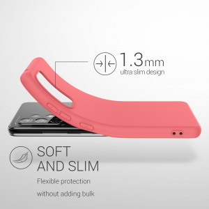 Husa pentru Samsung Galaxy A52 / Galaxy A52 5G / Galaxy A52s 5G, Silicon, Roz, 54346.219 - Img 3