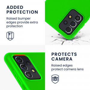 Husa pentru Samsung Galaxy A52 / Galaxy A52 5G / Galaxy A52s 5G, Silicon, Verde, 54346.44, kwmobile - Img 4