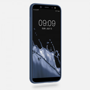 Husa pentru Samsung Galaxy A6 (2018), Silicon, Albastru, 45247.116 - Img 3