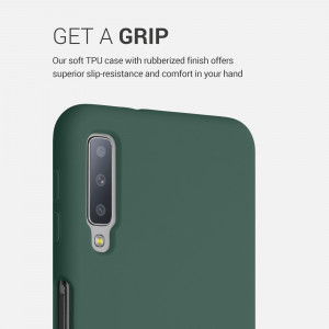Husa pentru Samsung Galaxy A7 (2018), Silicon, Verde, 47730.169, kwmobile - Img 4