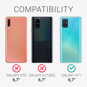 Husa pentru Samsung Galaxy A71, Silicon, Albastru, 51208.202 - Img 6