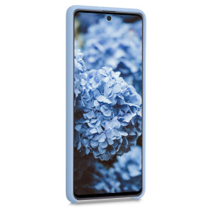 Husa pentru Samsung Galaxy A71, Silicon, Albastru, 51209.58 - Img 3