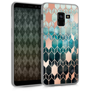 Husa pentru Samsung Galaxy A8 (2018), Silicon, Multicolor, 45465.02 - Img 1