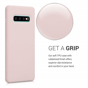 Husa pentru Samsung Galaxy S10 Plus, Silicon, Roz, 49028.52 - Img 4