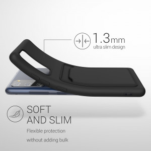 Husa pentru Samsung Galaxy S20 FE, Silicon, Negru, 56048.47, kwmobile - Img 3