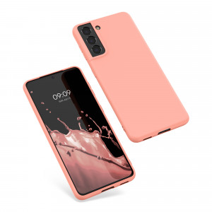 Husa pentru Samsung Galaxy S21, Silicon, Roz, 54055.56 - Img 2