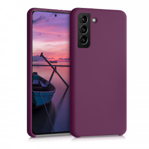 Husa pentru Samsung Galaxy S21, Silicon, Violet, 54056.187 - Img 1