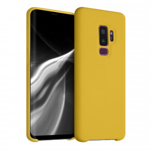 Husa pentru Samsung Galaxy S9 Plus, Silicon, Galben, 44183.143 - Img 1