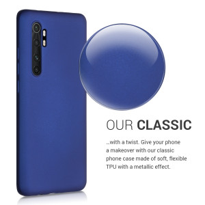 Husa pentru Xiaomi Mi Note 10 Lite, Silicon, Albastru, 52445.64 - Img 4