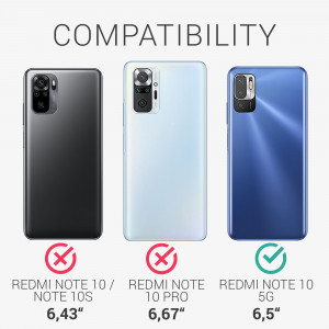 Husa pentru Xiaomi Redmi Note 10 5G, Silicon, Albastru, 54947.223, kwmobile - Img 6