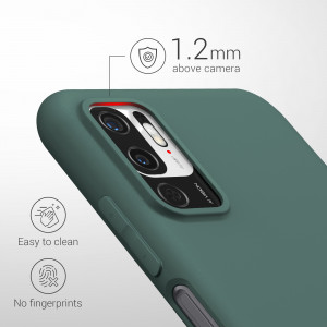 Husa pentru Xiaomi Redmi Note 10 5G, Silicon, Verde, 54947.171, kwmobile - Img 4