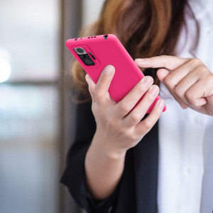 Husa pentru Xiaomi Redmi Note 10 Pro, Silicon, Roz, 54551.77 - Img 5