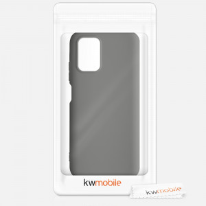 Husa pentru Xiaomi Redmi Note 10 / Redmi Note 10S, Silicon, Gri, 54541.155, kwmobile - Img 6