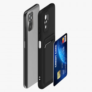 Husa pentru Xiaomi Redmi Note 10 / Redmi Note 10S, Silicon, Negru, 56956.47, kwmobile - Img 7