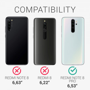 Husa pentru Xiaomi Redmi Note 8 Pro, Silicon, Verde, 50248.207, kwmobile - Img 5