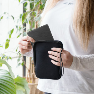 Husa Universala Kwmobile 7 - 8 inch pentru eBook, Visiniu, Textil, 57397.151 - Img 3