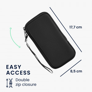 Husa Universala Kwmobile marime XXL - 7 inch, Neopren, Negru, 46188.5.01 - Img 6