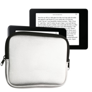 Husa Universala Kwmobile pentru eBook Reader de 7 inch, Argintiu, Neopren, KWM0000151W010C - Img 2