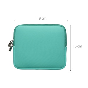 Husa Universala Kwmobile pentru eBook Reader de 7 inch, Verde deschis, Neopren, KWM0000151W008C - Img 5