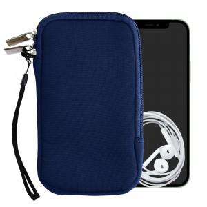 Husa Universala pentru telefon L - 6,5 inch, Neopren, Albastru, 46188.3.17 - Img 2