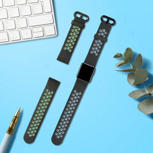 Set 2 curele pentru Xiaomi Mi Watch Lite/Redmi Watch, Kwmobile, Multicolor, Silicon, 54831.06 - Img 3