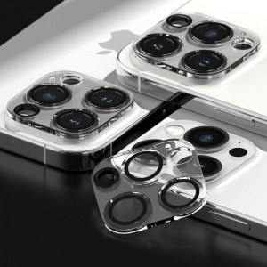 Set 2 Folii de protectie camera Ringke Camera pentruApple iPhone 15 Pro Transparent - Img 5