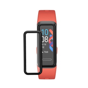 Set 2 Folii de protectie Kwmobile pentru Huawei Band 4, Transparent/Negru, Polimer, KWM000024VP001C - Img 1