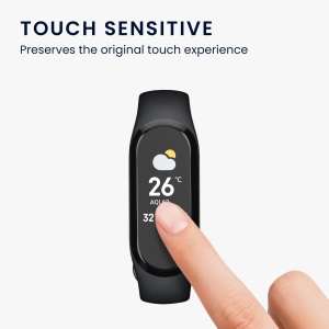 Set 2 Folii de protectie Kwmobile pentru Xiaomi Mi Band 7, Transparent/Negru, Polimer, KWM000024WQ001C - Img 4