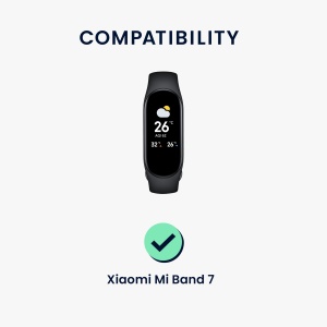 Set 2 Folii de protectie Kwmobile pentru Xiaomi Mi Band 7, Transparent/Negru, Polimer, KWM000024WQ001C - Img 6