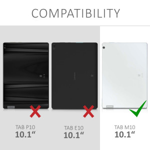 Set 2 Folii de protectie mate pentru tableta Lenovo Tab M10 , Kwmobile, Transparent, Plastic, 48375.2 - Img 5