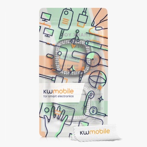 Set 2 Huse Kwmobile pentru Fitbit Versa 4/Sense 2, Transparent/Negru, Plastic, KWM000024ZJ001C - Img 7