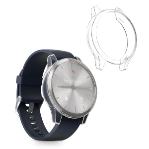 Set 2 Huse Kwmobile pentru Garmin Vivomove 3S, Transparent, Silicon, KWM000024UL001C - Img 2