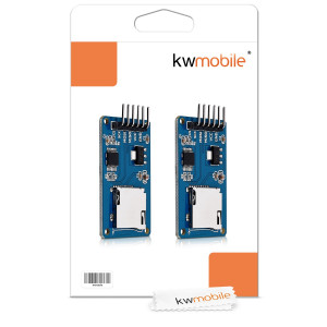 Set 2 Module de citire carduri Micro SD 5V, Kwmobile, Albastru, Componente electronice, 40811 - Img 4