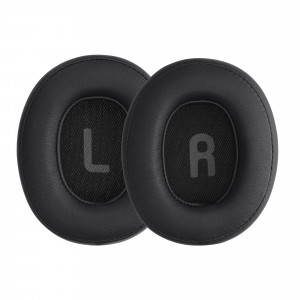 Set 2 Perne de urechi pentru casti JBL Tune 700BT/Tune 700BTNC/Tune 750BT, Kwmobile, Negru, Piele ecologica, 59040.01 - Img 1