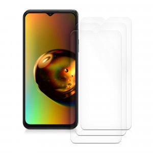 Set 3 folii de protectie Kwmobile pentru Samsung Galaxy A13, Fata, Polimer, 57868.1 - Img 2