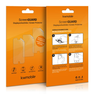 Set 3 Folii de protectie pentru Google P30 Lite, kwmobile, Fata, Transparenta, 50863.1 - Img 6