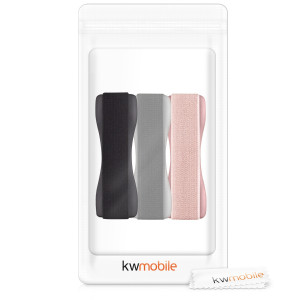Set 3 Suporti tip inel pentru telefon, Kwmobile, Multicolor, Plastic, 43997.01 - Img 7