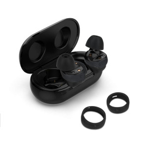 Set 4 Varfuri de schimb pentru casti Samsung Galaxy Buds/Galaxy Buds Plus, Kwmobile, Negru, Silicon, 49310.01 - Img 3