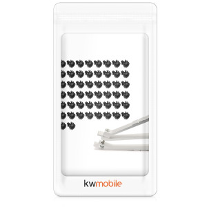 Set 50 Suruburi, piulite si saibe M6 cu instrument pentru extractie, Kwmobile, Negru, Metal, 51862.01.50 - Img 8