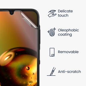 Set 6 Folii de protectie Kwmobile pentru Samsung Galaxy A25, Transparent, Plastic, KWM000021NH001C - Img 8