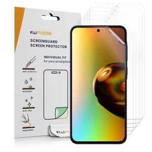 Set 6 Folii de protectie Kwmobile pentru Samsung Galaxy A55, Transparent, Plastic, KWM000021MT001C - Img 1