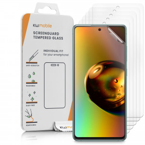 Set 6 Folii de protectie pentru Samsung Galaxy S20 FE, kwmobile, Fata, Transparenta, 57103.1 - Img 1