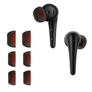 Set 6 Varfuri de schimb Kwmobile pentru 1More Aero, Negru, Silicon, KWM0000259P001C - Img 2